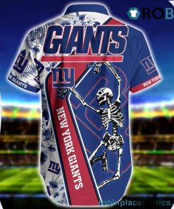 New York Giants Hawaiian Shirt Shorts Set