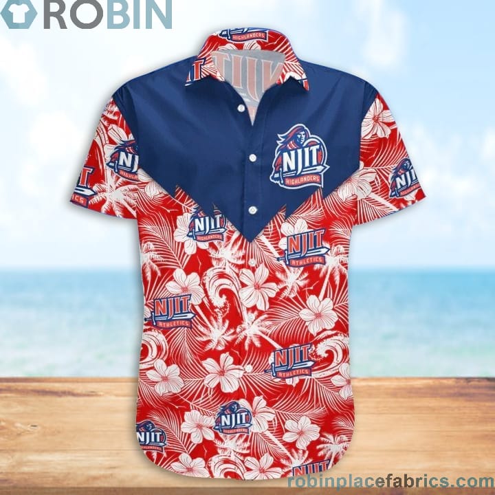 NJIT Highlanders NCAA Tropical Seamless Casual Button Down Shirts ...