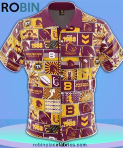 NRL Broncos Fanatic Button-Up Shirt
