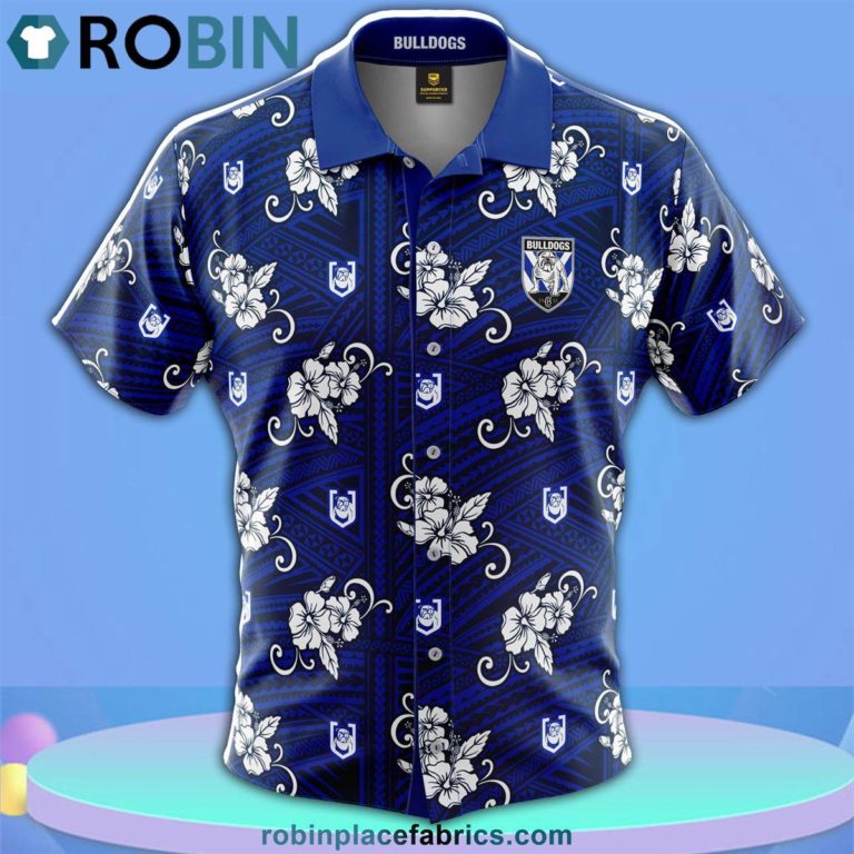 NRL Bulldogs Tribal Button Up Shirt