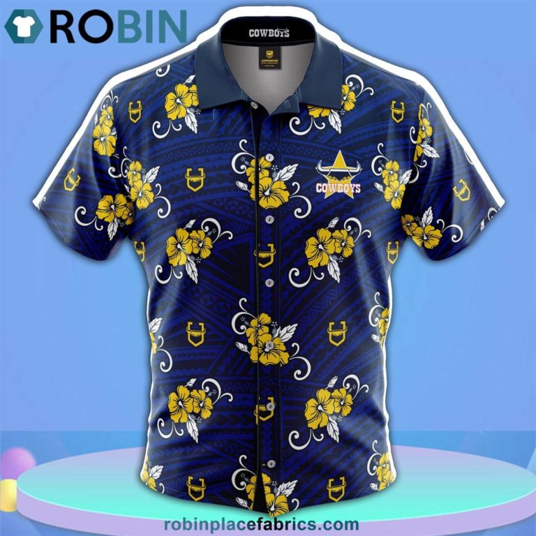 NRL Cowboys Tribal Button Up Shirt