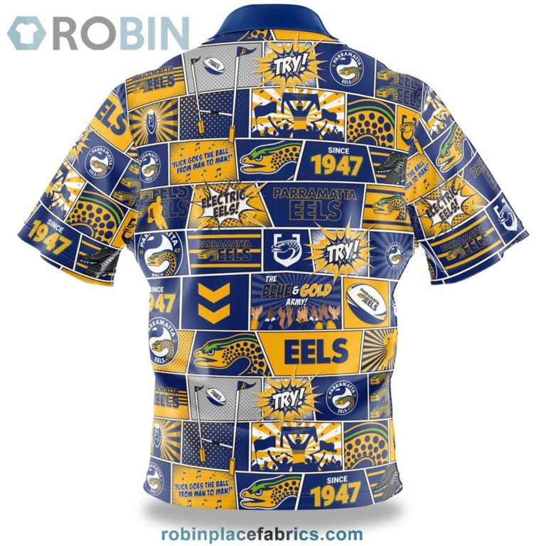 NRL Eels Fanatic Button-Up Shirt