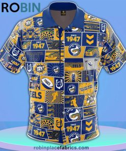 NRL Eels Fanatic Button-Up Shirt