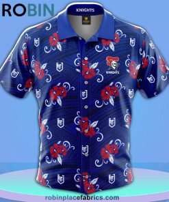 NRL Knights Tribal Button Up Shirt
