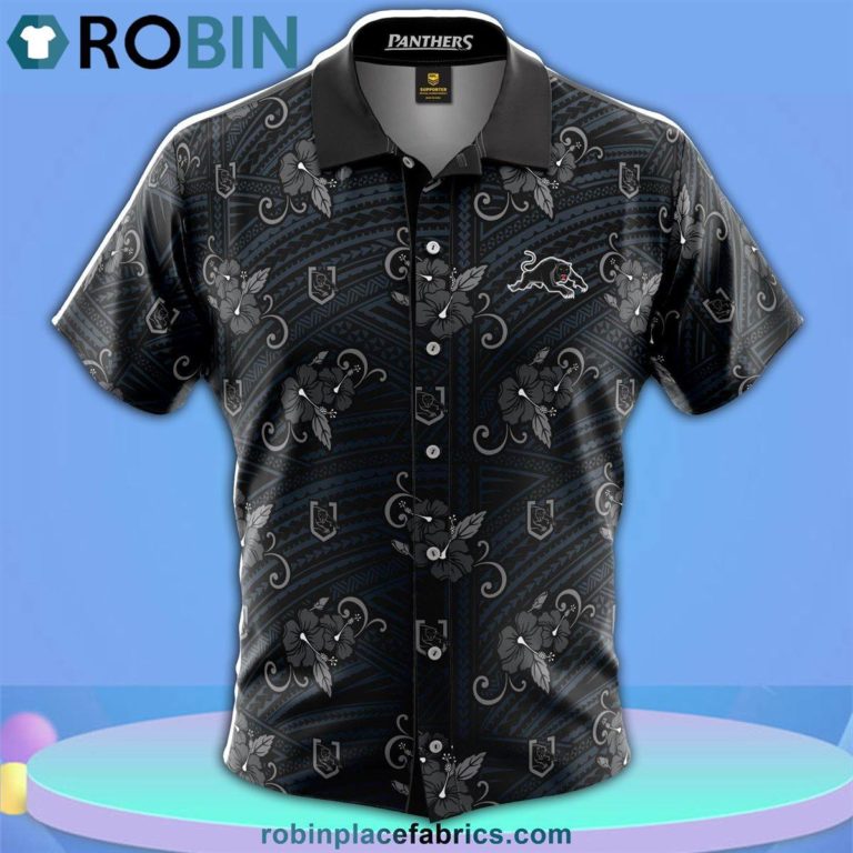 NRL Panthers Tribal Button Up Shirt