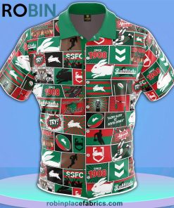 NRL Rabbitohs Fanatic Button-Up Shirt