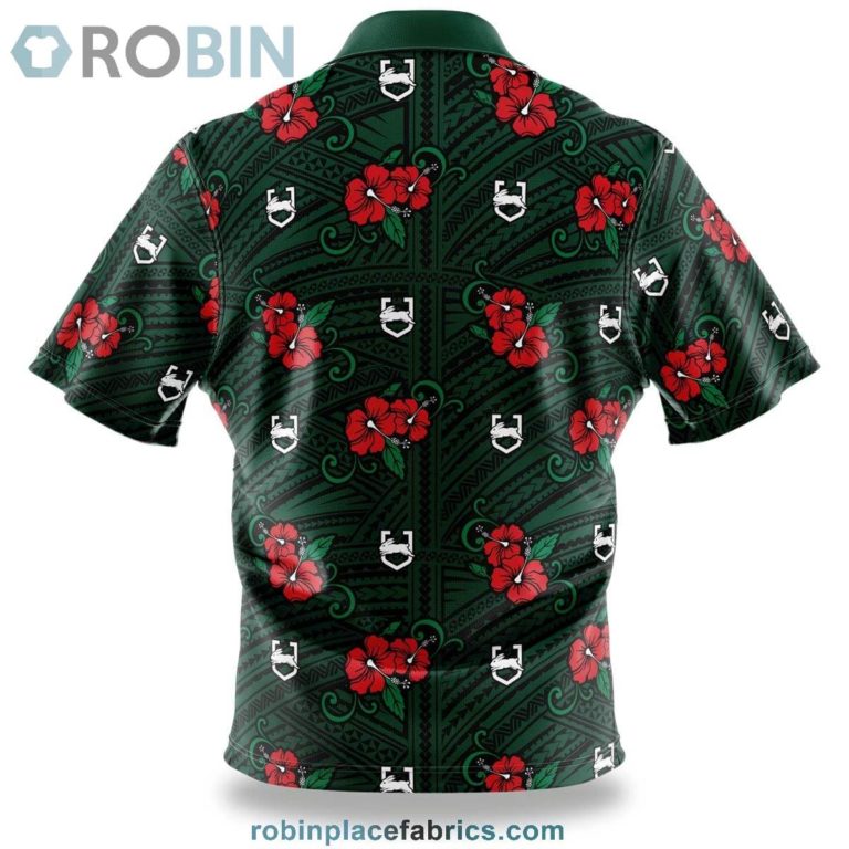 NRL Rabbitohs Tribal Button Up Shirt