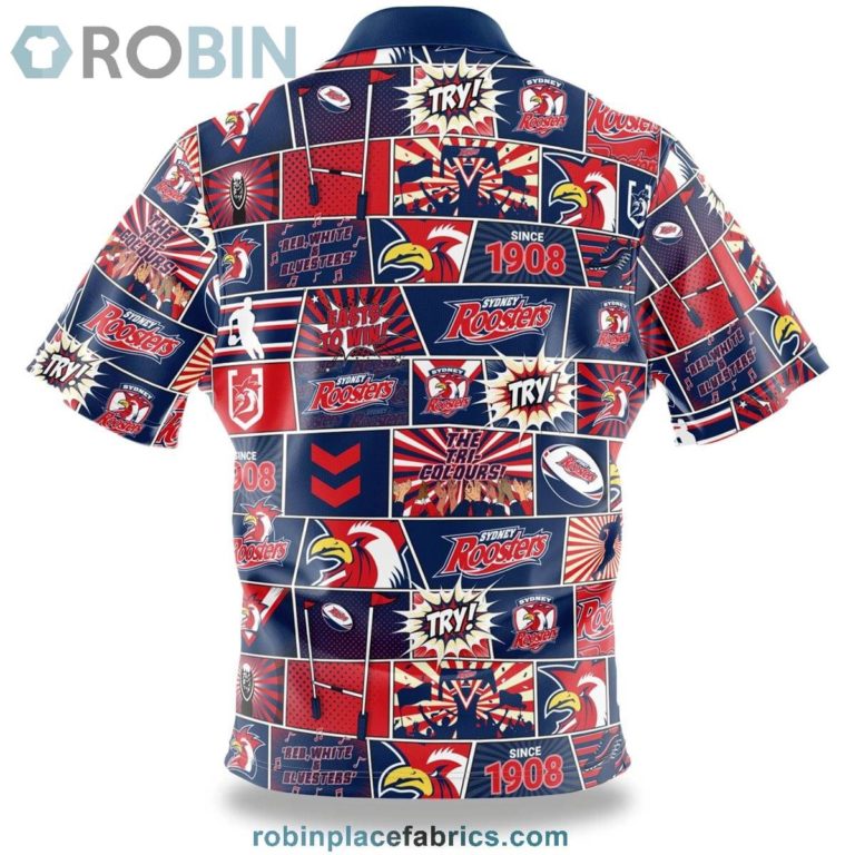 NRL Roosters Fanatic Button-Up Shirt