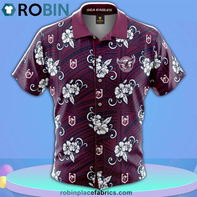 NRL Sea Eagles Tribal Button Up Shirt