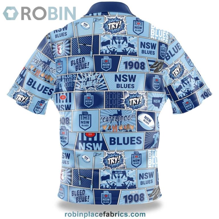 NSW Blues Fanatic Button-Up Shirt