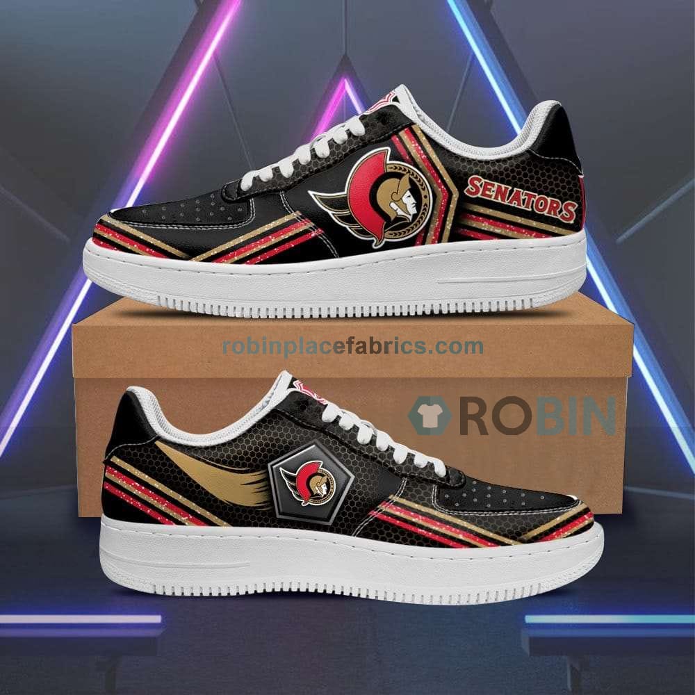 Ottawa Senators Air Sneakers Custom Force Shoess - Air Force 1 Shoes ...