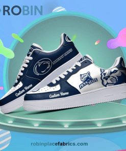 Penn State Nittany Lions Mascot Logo NCAA Custom Name Air Force 1 AF1 Shoes