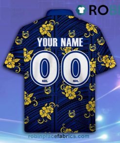 Personalise NRL Parramatta Eels Tribal Hawaiian Shirt
