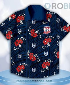 Personalise NRL Sydney Rooster Tribal Hawaiian Shirt Personalise NRL Sydney Rooster Tribal Hawaiian Shirt