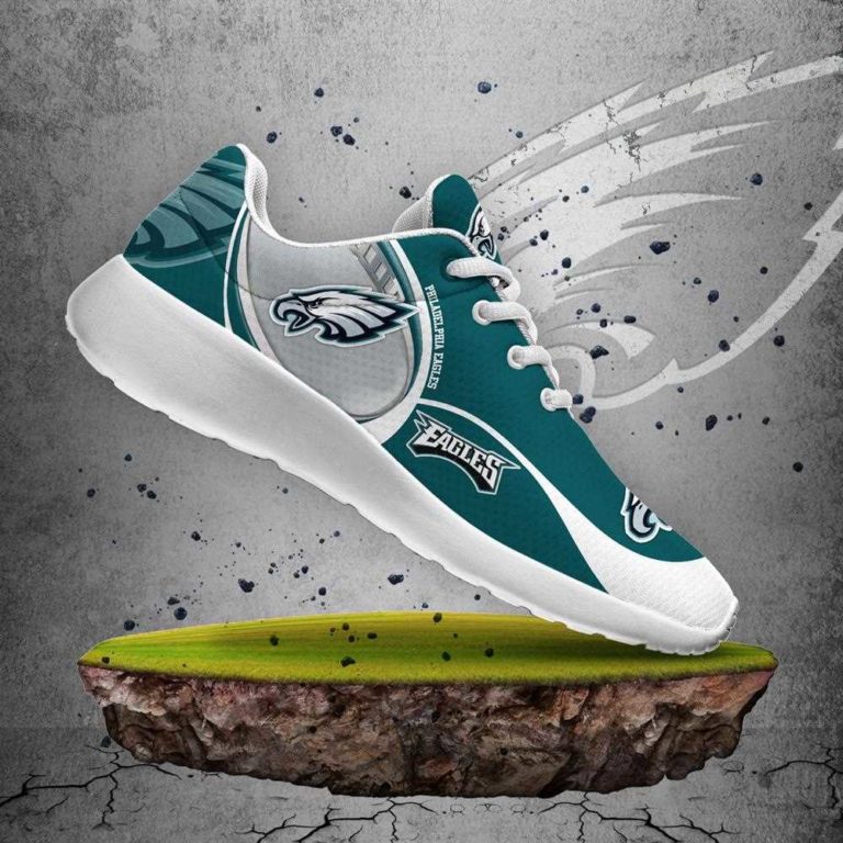 Philadelphia Eagles Casual Sneaker, Breathable Running Shoes