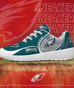 Philadelphia Eagles Casual Sneaker, Breathable Running Shoes