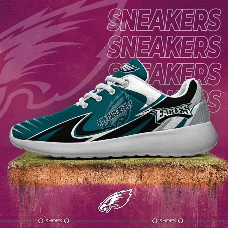 Philadelphia Eagles Running Shoes For American Football Enthusiasts