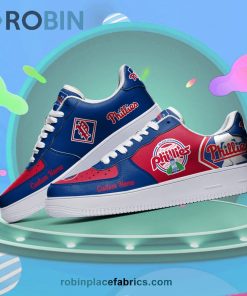 Philadelphia Phillies Mascot Logo MLB Custom Name Air Force 1 AF1 Shoes