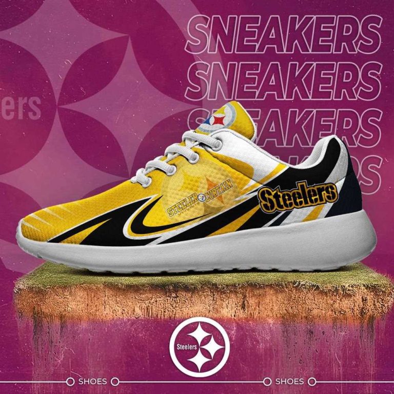 Pittsburgh Steelers Running Shoes For American Football Enthusiasts
