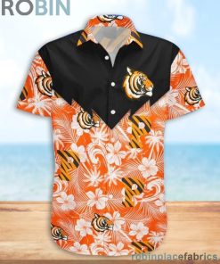 Princeton Tigers NCAA Tropical Seamless Casual Button Down Shirts Princeton Tigers NCAA Tropical Seamless Casual Button Down Shirts