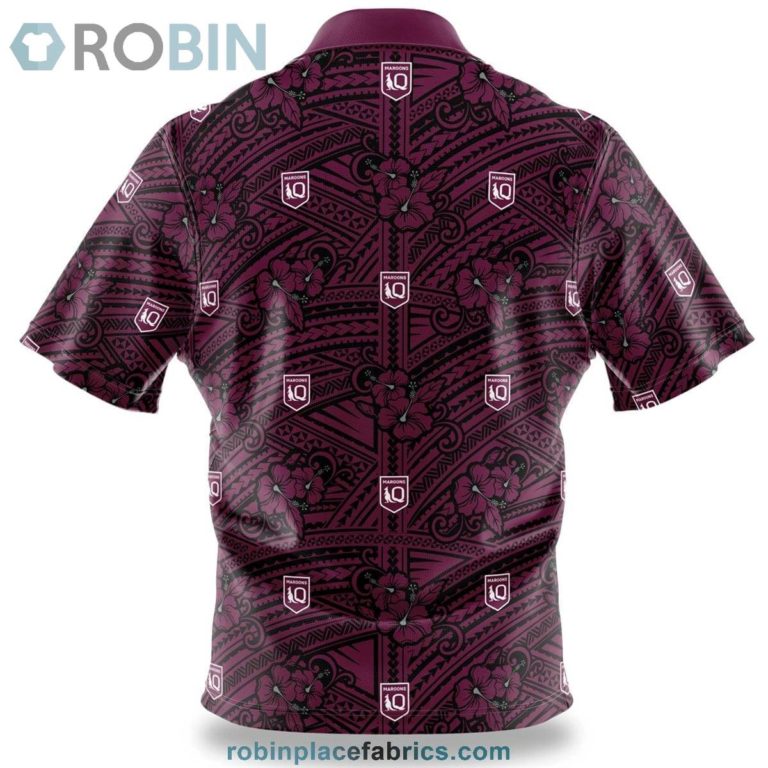 QLD Maroons Tribal Button Up Shirt