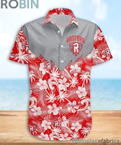 Radford Highlanders NCAA Tropical Seamless Casual Button Down Shirts