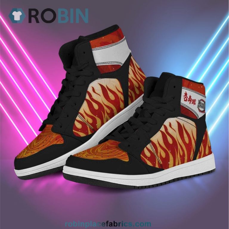 Rengoku Fire Skill JD Sneakers – Air Jordan 1