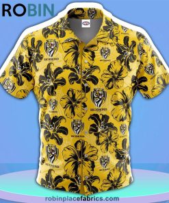 Richmond Tigers Floral Hawaiian Shirt Richmond Tigers Floral Hawaiian Shirt