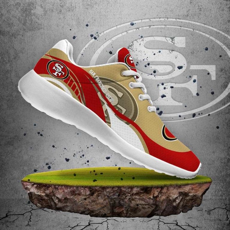 San Francisco 49ers Breathable Sports Shoes, Men and Women Casual Sneaker