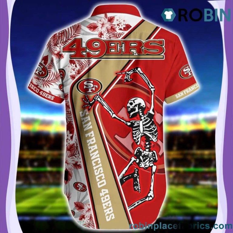 San Francisco 49ers Hawaiian Shirt Shorts Set
