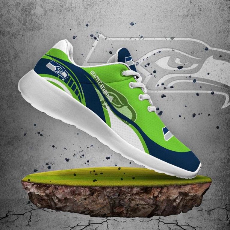 Seattle Seahawks Breathable Sports Shoes, Men and Women Casual Sneaker