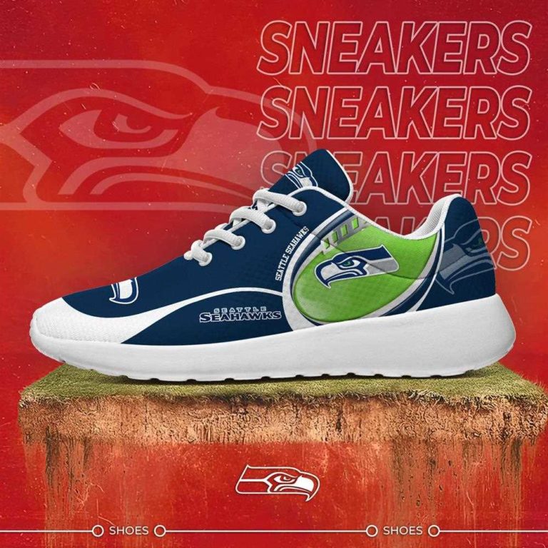 Seattle Seahawks Casual Sneaker, Breathable Running Shoes