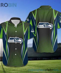Seattle Seahawks NFL American Football Short Sleeve Button Down Hawaiian Shirt