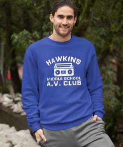 Hawkins Middle School AV Club Shirt