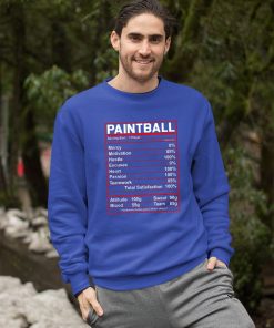 Paintball Nutrition Facts Shirt