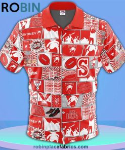 Sydney Swans Fanatic Button-Up Shirt Sydney Swans Fanatic Button-Up Shirt