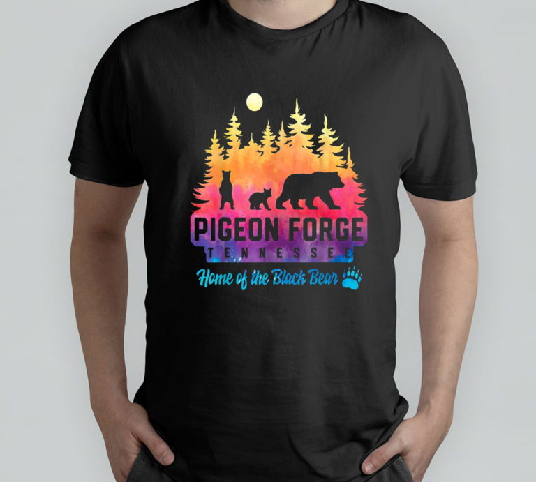 Pigeon Forge Tennessee Bear Great Smoky Mountains Tie Dye T-Shirt, Hoodie, Sweatshirt