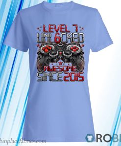 Level 7 Unlocked Awesome Since 2015 T-Shirt, Hoodie