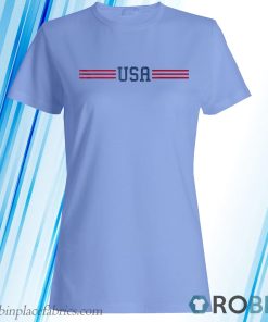 USA – Patriotic American White 4th of July T-Shirt, Hoodie