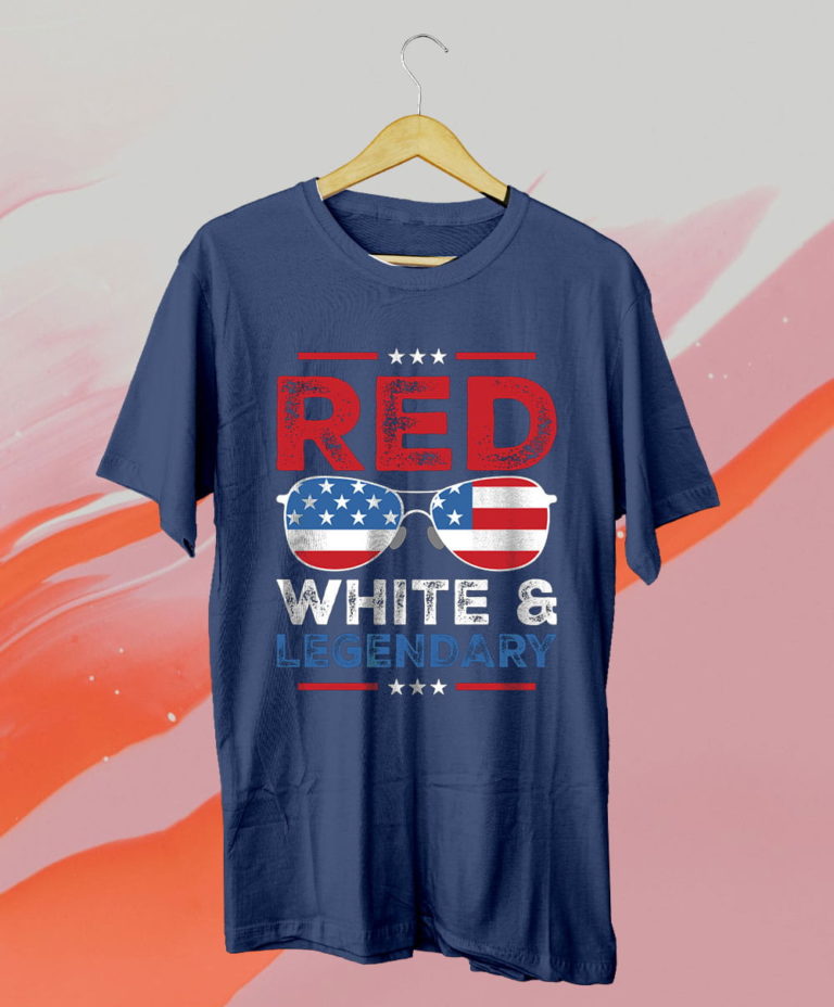 Red White Legendary 4th Of July T-Shirt, Hoodie, Sweatshirt ...