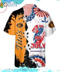 Tito’s 4th Of July Independence Day Short Sleeve Button Down Hawaiian Shirt Tito’s 4th Of July Independence Day Short Sleeve Button Down Hawaiian Shirt