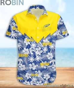Toledo Rockets NCAA Tropical Seamless Casual Button Down Shirts Toledo Rockets NCAA Tropical Seamless Casual Button Down Shirts