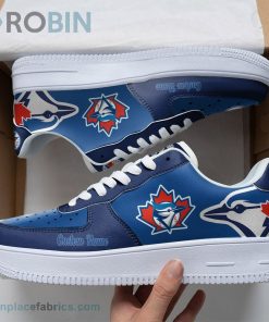 Toronto Blue Jays Mascot Logo MLB Custom Name Air Force 1 AF1 Shoes