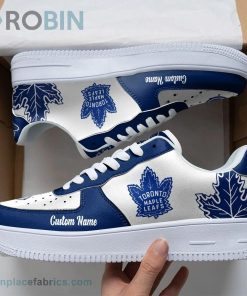 Toronto Maple Leafs Mascot Logo NHL Custom Name Air Force 1 AF1 Shoes Toronto Maple Leafs Mascot Logo NHL Custom Name Air Force 1 AF1 Shoes