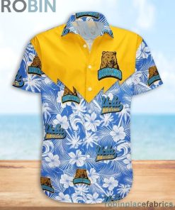 UCLA Bruins NCAA Tropical Seamless Casual Button Down Shirts
