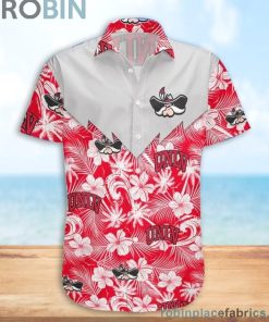 UNLV Rebels NCAA Tropical Seamless Casual Button Down Shirts UNLV Rebels NCAA Tropical Seamless Casual Button Down Shirts