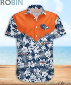 UTSA Roadrunners NCAA Tropical Seamless Casual Button Down Shirts