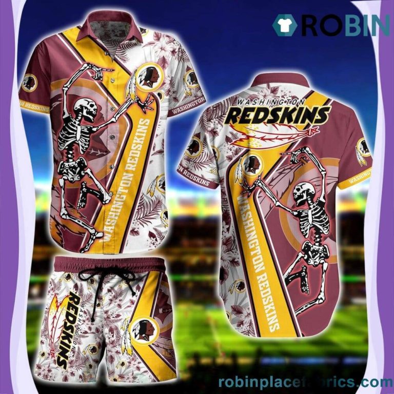 Washington Commanders Hawaiian Shirt Shorts Set