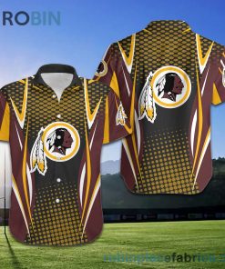 Washington Redskins NFL American Football Short Sleeve Button Down Hawaiian Shirt