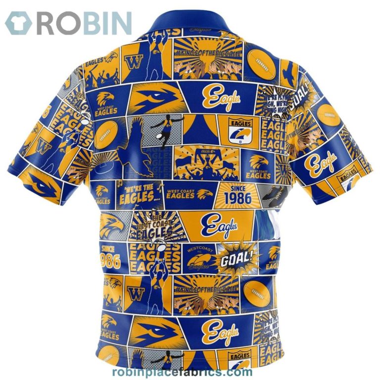 West Coast Eagles Fanatic Button-Up Shirt